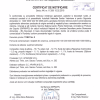 Certificat de notificare IBA București pentru Tonic No. 8 Apiarium, cu detalii despre compoziție, forma de comercializare și autorizarea produsului ca supliment alimentar.