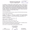 ChatGPT said: Tonic No. 6 Apiarium – certificat oficial de notificare emis de IBA București, cu detalii despre compoziția apicolă, forma de comercializare în recipient ceramic și aprobarea produsului ca supliment alimentar.