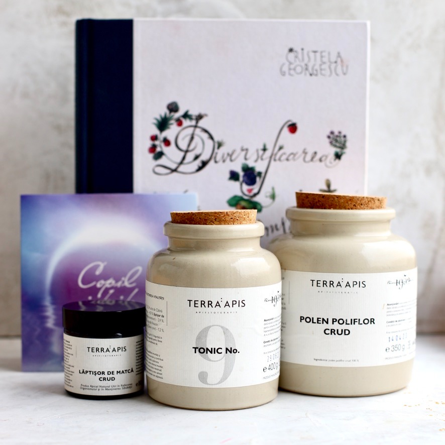 SET CADOU TE IUBESC - Tonic No. 9 + polen crud + laptisor de matcă crud + CD copil iubit