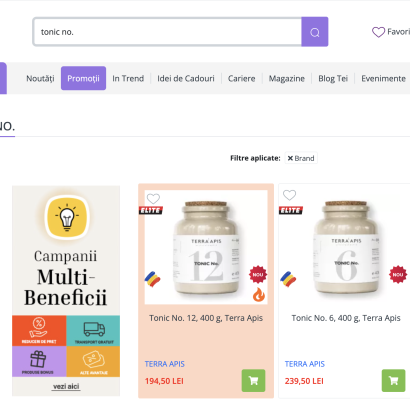 Produsele Apiarium disponibile în Farmacia Tei